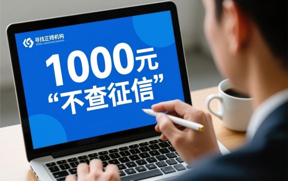 1000元小额贷款app不查征信吗，哪个平台靠谱？