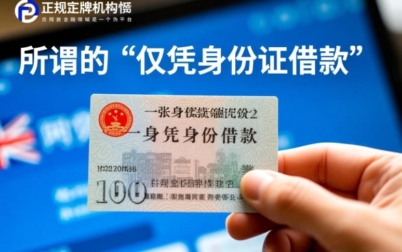 哪些网贷平台用身份证就可以借到钱，身份证贷款哪个容易通过