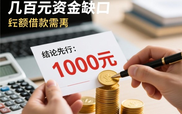 容易借钱的贷款平台1000元以下有哪些，急需1000元哪里能借？