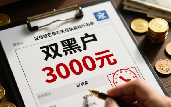 双黑户贷款3000元快速下款平台哪里有，双黑户怎么借钱？