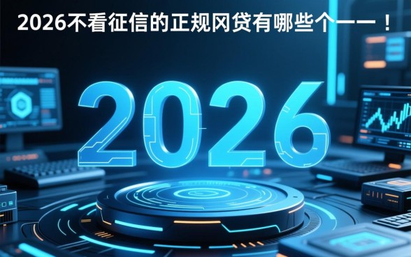 2026不看征信的正规网贷有哪些，真的安全可靠吗