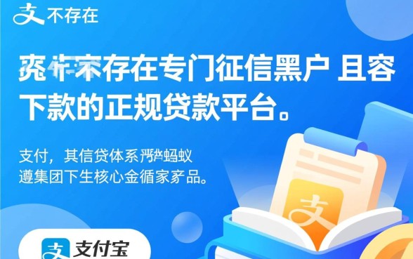 黑户支付宝旗下比较容易贷款的平台有哪些，黑户怎么申请容易下款？