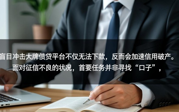 征信黑了能下款吗，大牌借贷平台有哪些不看征信的