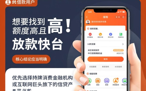 第一次借款哪个平台额度高放款快些，新手第一次借款哪个平台容易下款