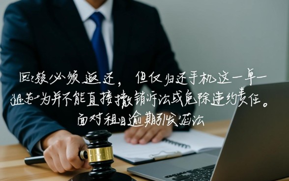 租手机逾期了被告了能不能归还手机，怎么处理？