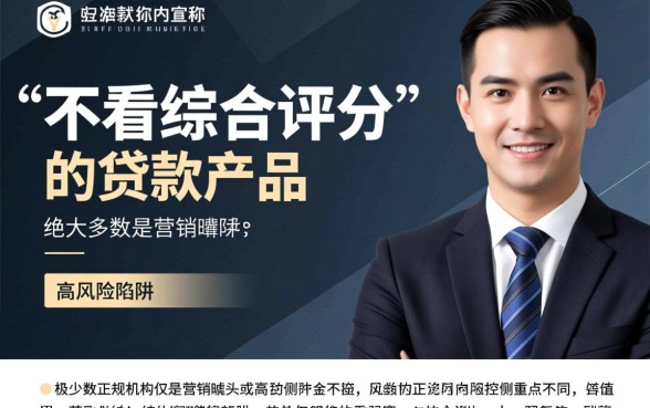 不查综合评分的贷款真的可以下款的，有哪些正规口子？