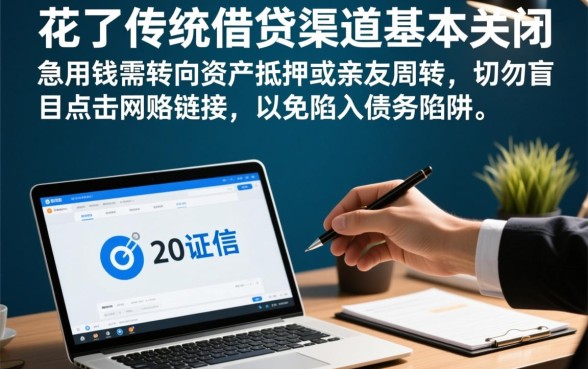 20岁征信花了哪里借钱急用，征信花了急需用钱怎么办