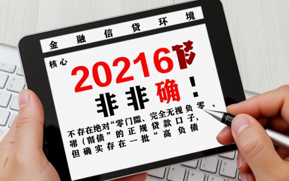 2026什么不看负债能下款的口子，2026年不看负债的贷款有哪些