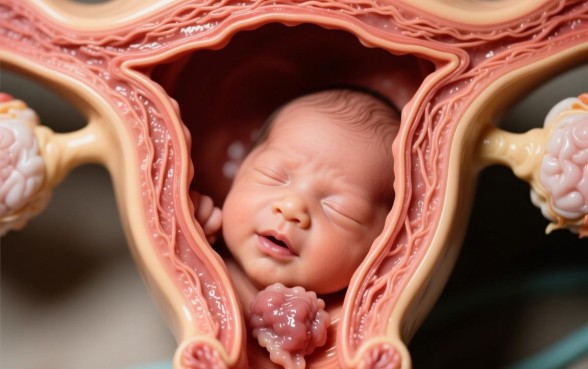 胎儿入盆子宫口有肉是怎么回事，宫颈口有肉球是快生了吗