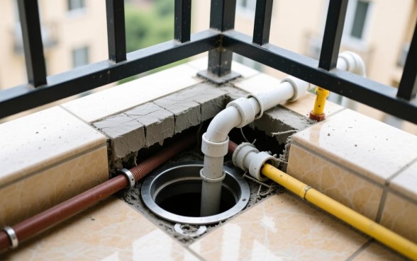 阳台下水道口子封了能打开吗，阳台下水道堵死怎么办