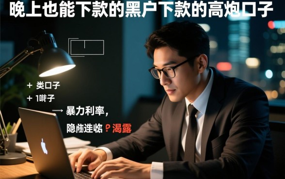 晚上也能下款的黑户下款的高炮口子靠谱吗？黑户能下款吗？