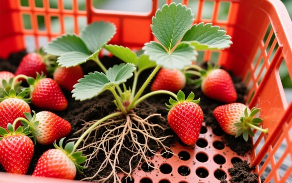 种草莓的筐下面是否要弄个小洞口子，草莓种植盆底怎么处理