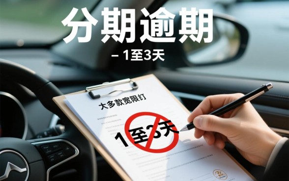 买车分期几天下款算逾期吗，车贷下款慢怎么处理