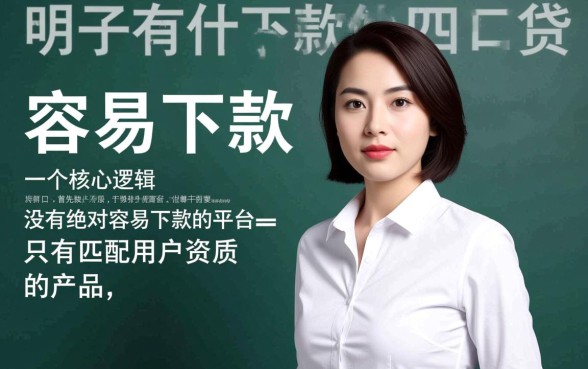 现在有什么口子容易下款的网贷平台，2026不看征信能秒批吗