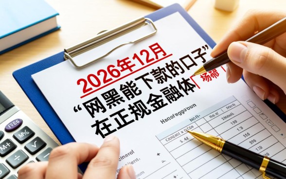 2026年12月网黑能下款的口子有哪些，真的能下款吗？