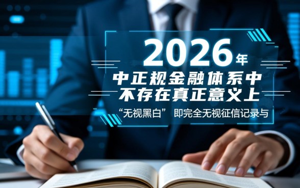 2026无视黑白的网贷口子有哪些，不用查征信怎么申请