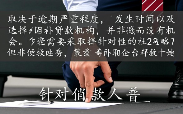 24年6月逾期贷款还能顺利下款吗，有逾期记录怎么申请贷款