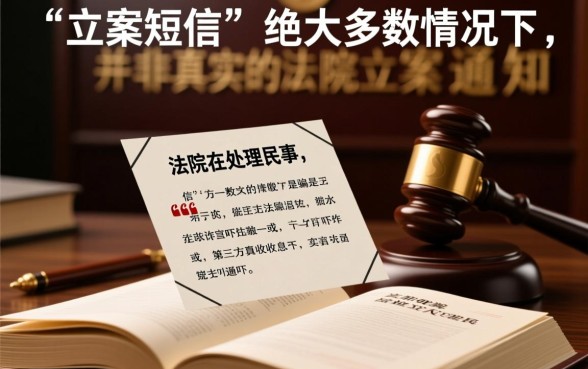 信用卡贷发来的立案短信是真的吗，收到立案短信怎么辨别真假？