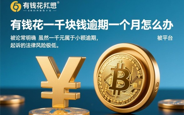 有钱花一千块钱逾期一个月怎么办，会有什么后果