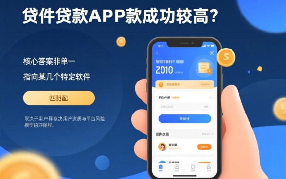 有哪些贷款APP下款成功率较高，哪个贷款APP容易下款