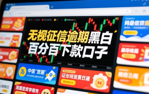 无视征信逾期口子能下款吗？百分百下款平台靠谱吗？