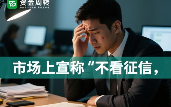 私人贷款不看征信立马到账是真的吗，哪里有不用看征信的贷款？