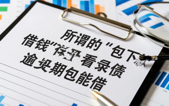 借钱不看负债逾期包能借到的平台，真的能下款吗？