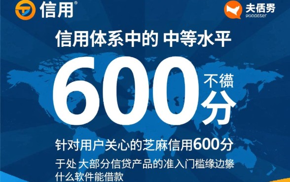 芝麻信用600分什么软件能借款，哪些平台容易通过？