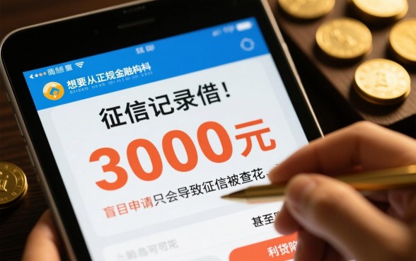 严重逾期哪里可以借到3000块，征信黑了怎么借钱