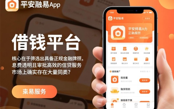 像平安融易app一样的借钱平台有哪些，哪个容易下款？