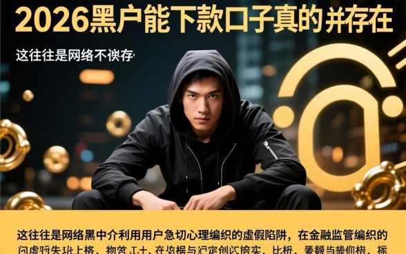 2026年黑户能下款的口子真的有吗，黑户贷款怎么申请容易通过