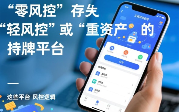 不查大数据的借钱平台有哪些软件，不看征信的贷款口子有哪些