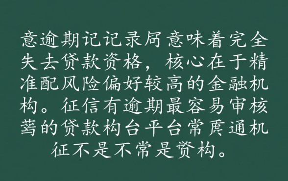 征信有逾期最容易审核的贷款平台是哪个，逾期了哪里能借到钱