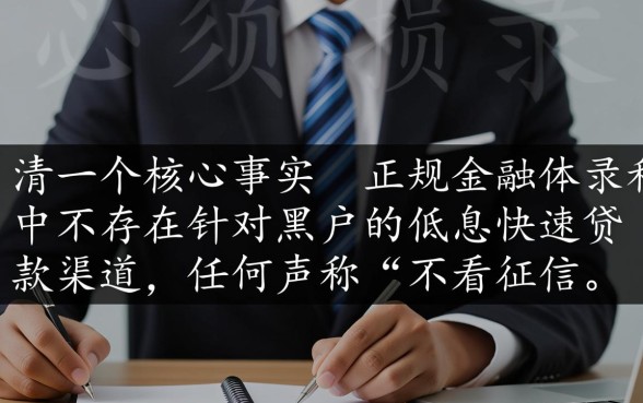 黑户哪个平台借款利息低？黑户贷款怎么秒下款？