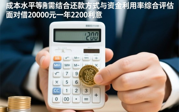 借20000元一年2200利息高吗，算不算高利贷