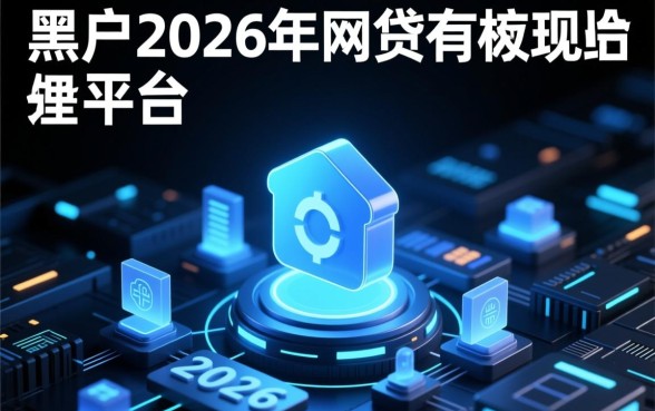 黑户2026年的网贷有哪些平台，黑户能下款的口子有哪些？