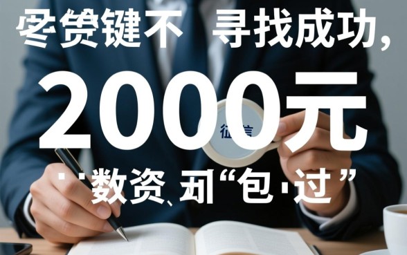 借款成功率最高的平台借2000是哪个，怎么申请容易下款？