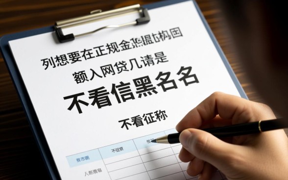 黑户大额网贷有哪些平台，不看征信哪里可以借