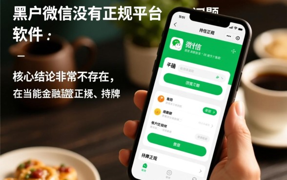 黑户微信能借到钱吗，黑户微信有没有正规平台借款软件