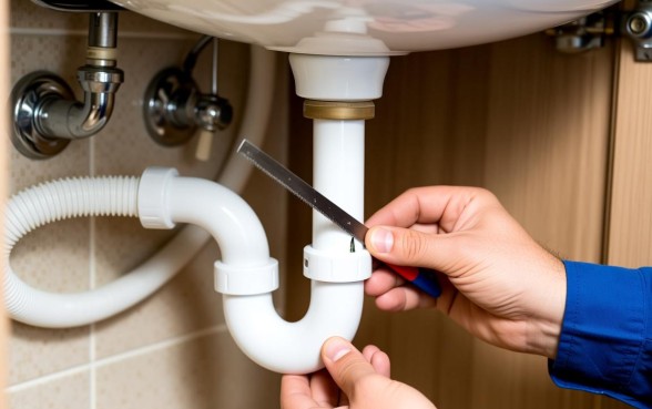 洗手盆的下水管为什么要锯个口子，锯口子有什么作用？