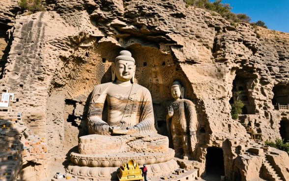 山上的佛像为什么下面有洞口子呢，佛像下面有洞有什么作用？