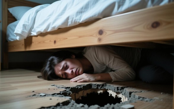 梦见睡觉的床下有洞口子什么意思，预示着什么？