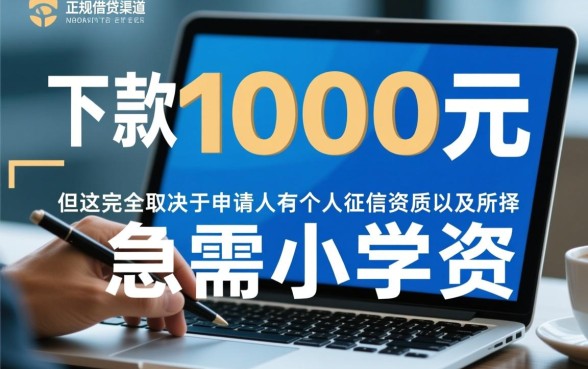 有没有能下款1000块的口子，哪里能借到1000块容易下款