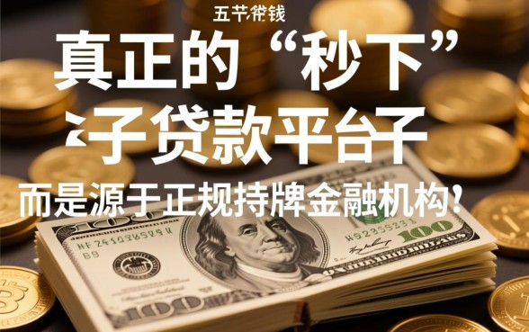 借五千块钱口子秒下，哪个平台容易通过？