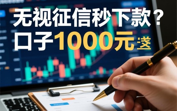无视征信秒下款的口子1000元是真的吗，哪里可以申请下款？