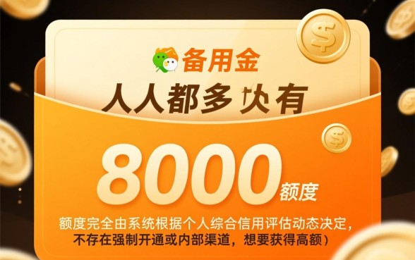 微信备用金人人8000怎么开通，在哪里找到申请入口？