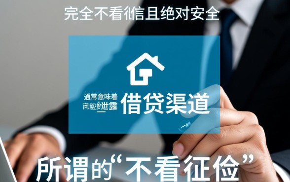 哪里可以借钱不用看征信安全可靠，不看征信借钱安全吗？