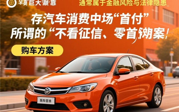 4s店不看征信零首付购车可靠吗，有什么套路？