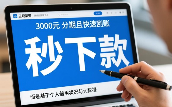 有没有借三千分期还秒下款的口子，借三千分期还哪里容易下款？