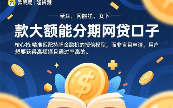 大额网贷口子容易下款吗，比较好下款的大额能分期网贷口子有哪些